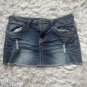 Rue21 Blue Denim Mini Skirt